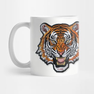 Embroidered Tiger Patch Design Mug